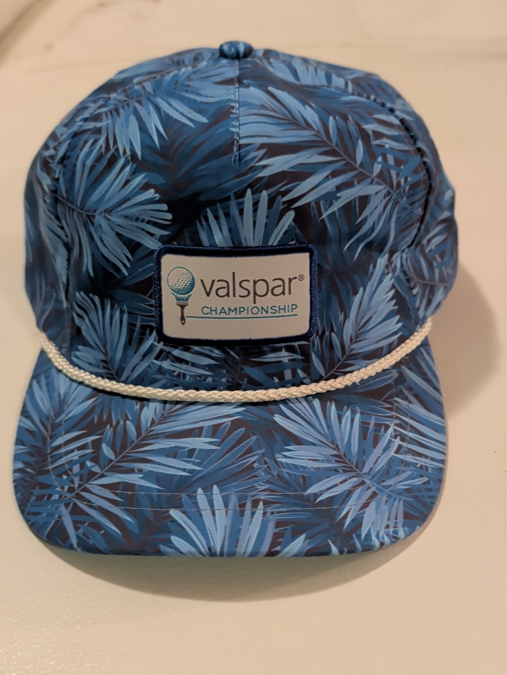 Valspar Championship Blue Tropical Rope-Trim Golf Cap